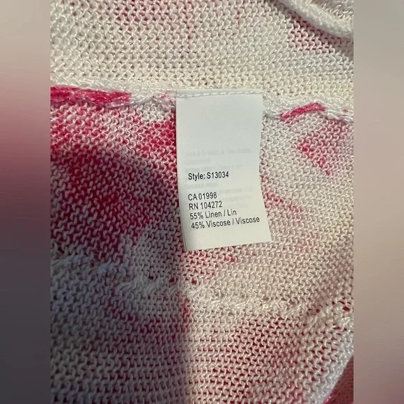 SPANNER Red and White Long Sleeve Tee - Picture 6 of 6